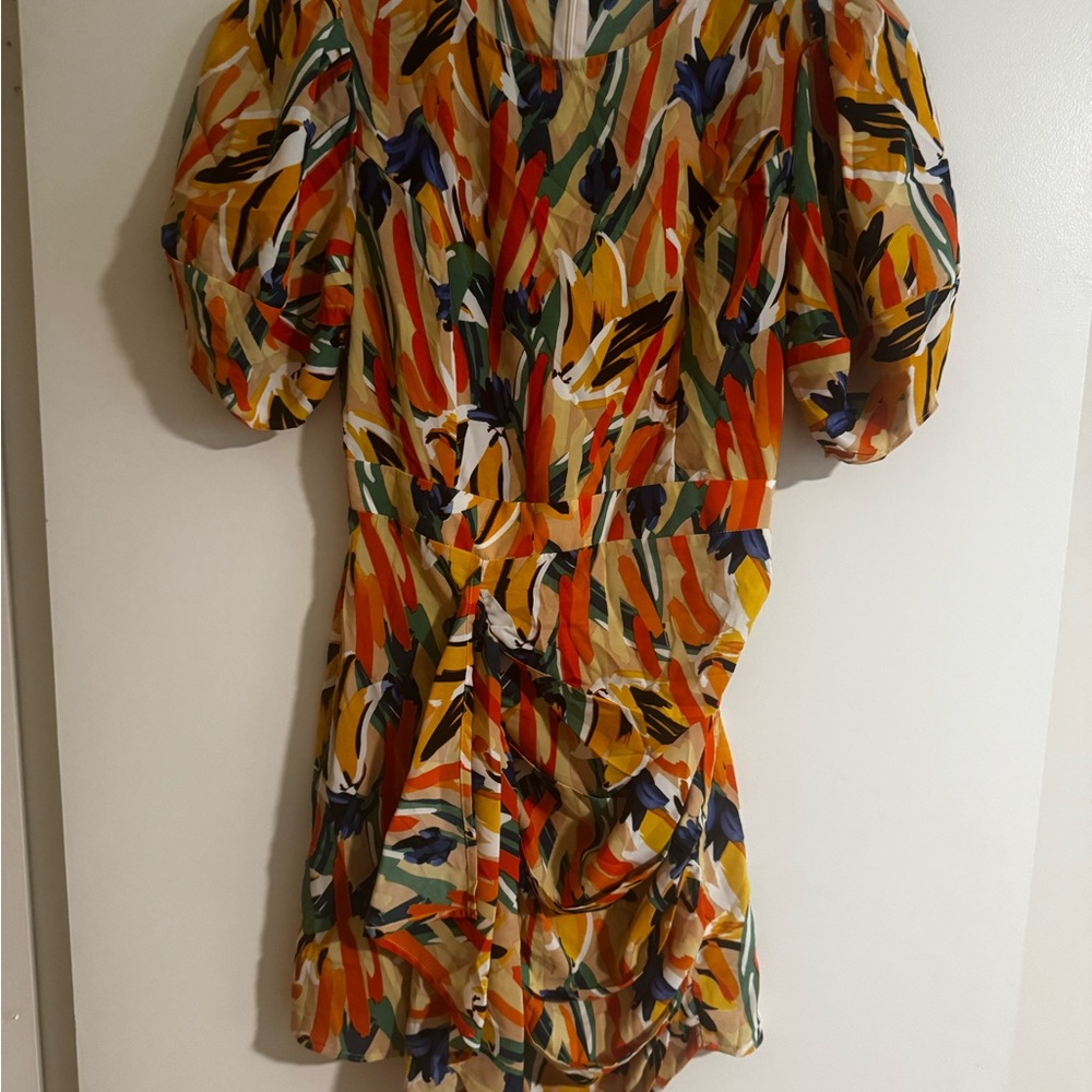 Vestique Multicolor Abstract Pattern Mini Dress - Picture 2 of 6
